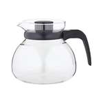 Borosil Carafe Flame Proof Glass Kettle With Stainer